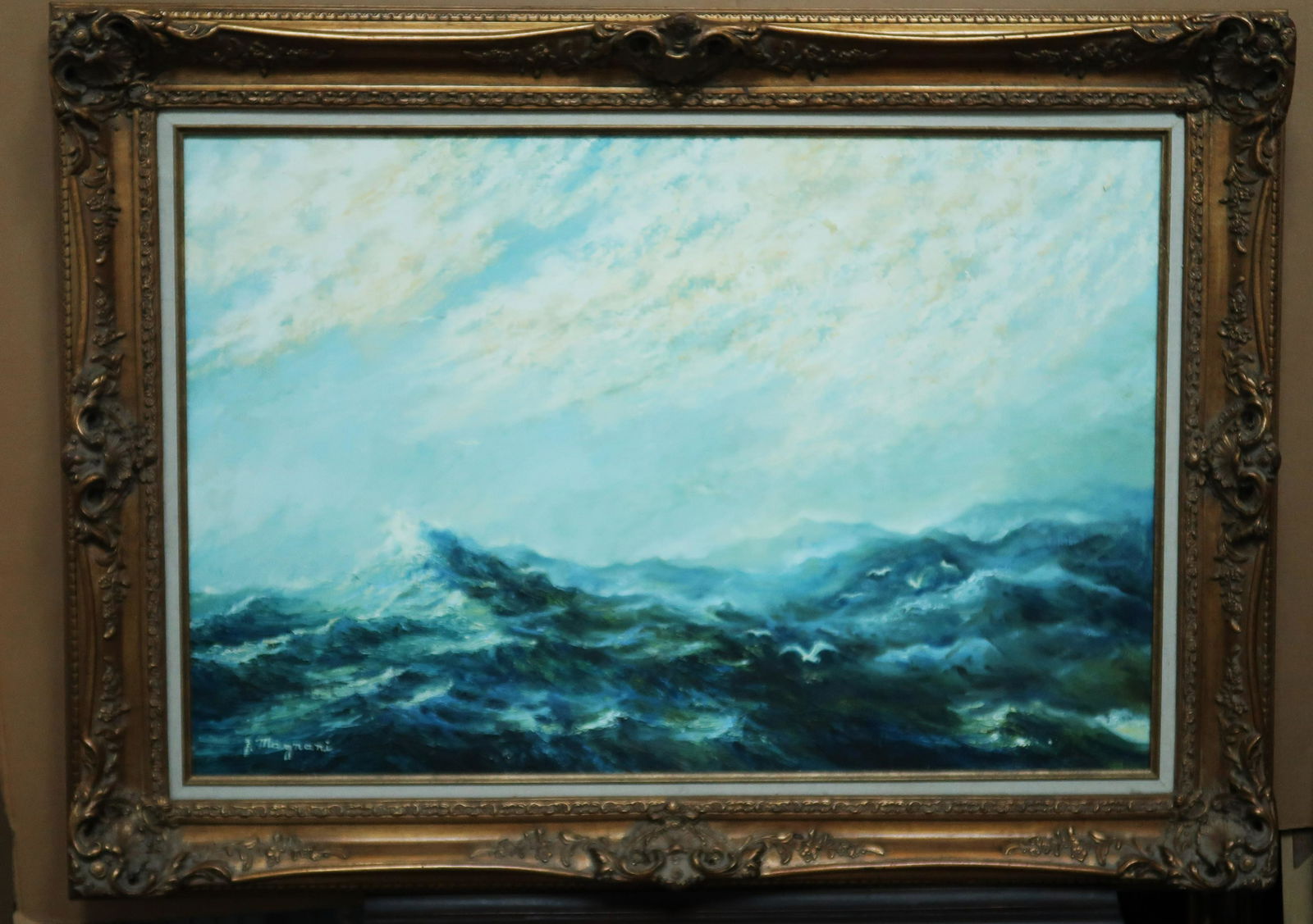 By J. Magnani Wild Ocean Oil on Canvas (1 of 4)