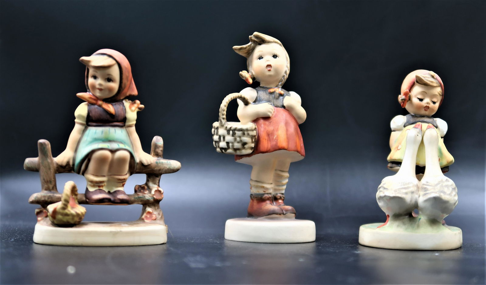 3 Vintage  Hummel Goebel Figurine  Rare w. German (1 of 4)