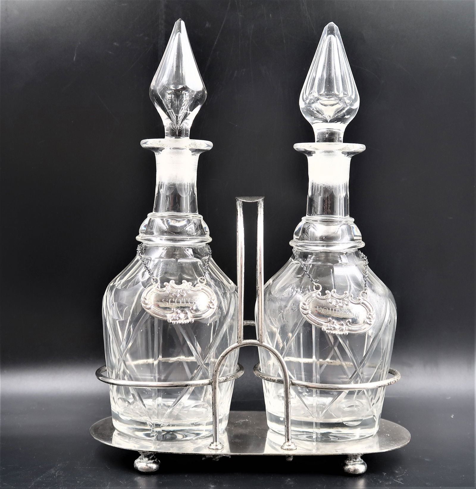 Walker and Hall Silver Triple Plated With Crystal (1 of 5)