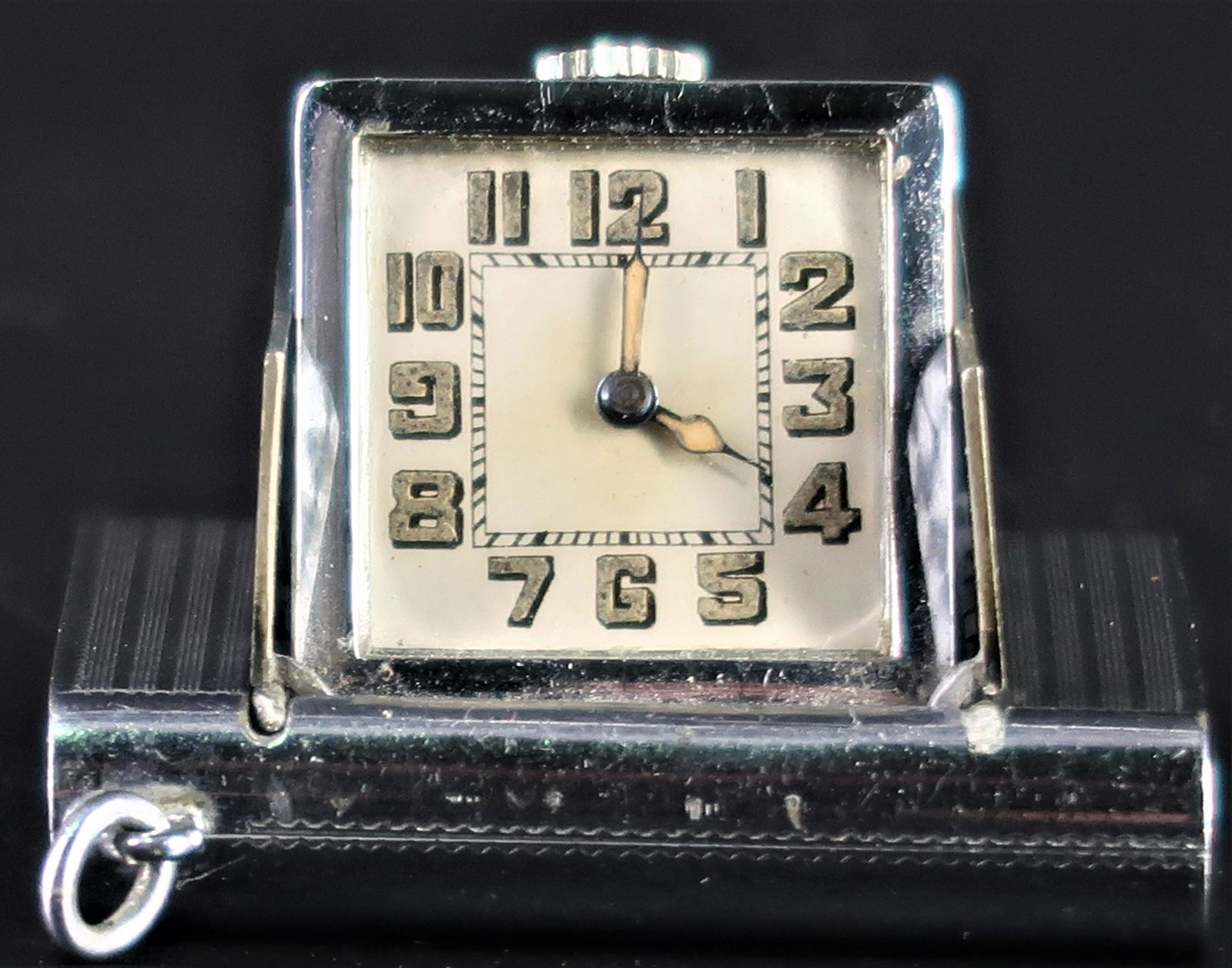Art Deco Watch Clock Made By DIEL W. C. CO table watch (1 of 4)