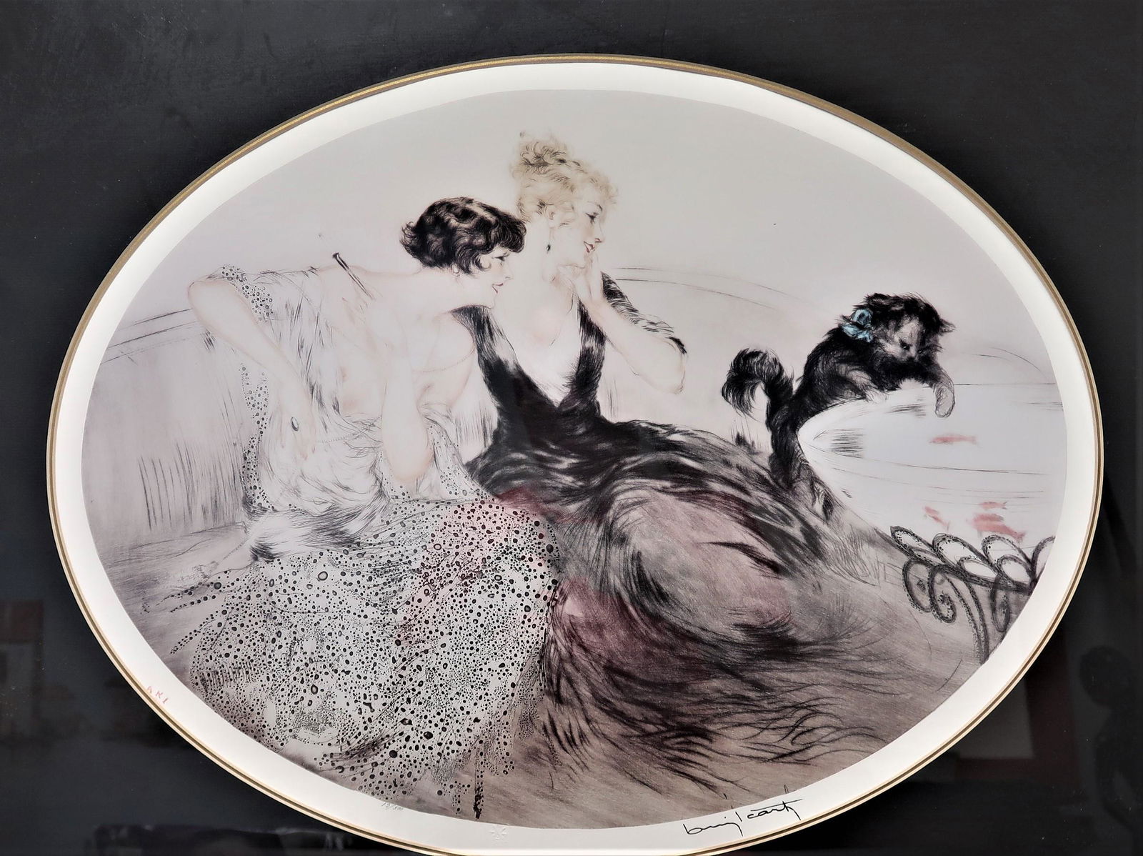 Louis Icart Fishing Limited Edition Print (1 of 3)