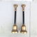 Large Estate Antique Candle Holders