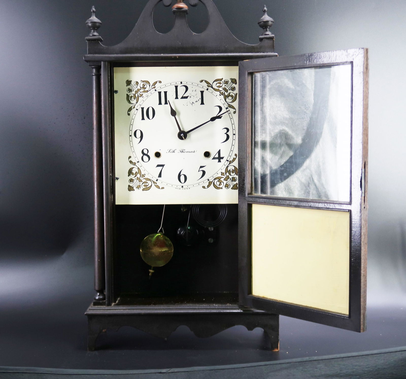 Seth Thomas 1800s Wind up Pendulum  Regulator (1 of 5)