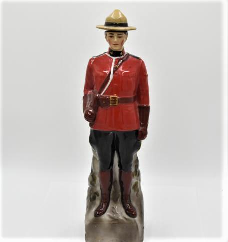 Ceramic Barton Distilling Co. Canadian Police Whiskey: Size: 14"H x 3.5L X 3.5W