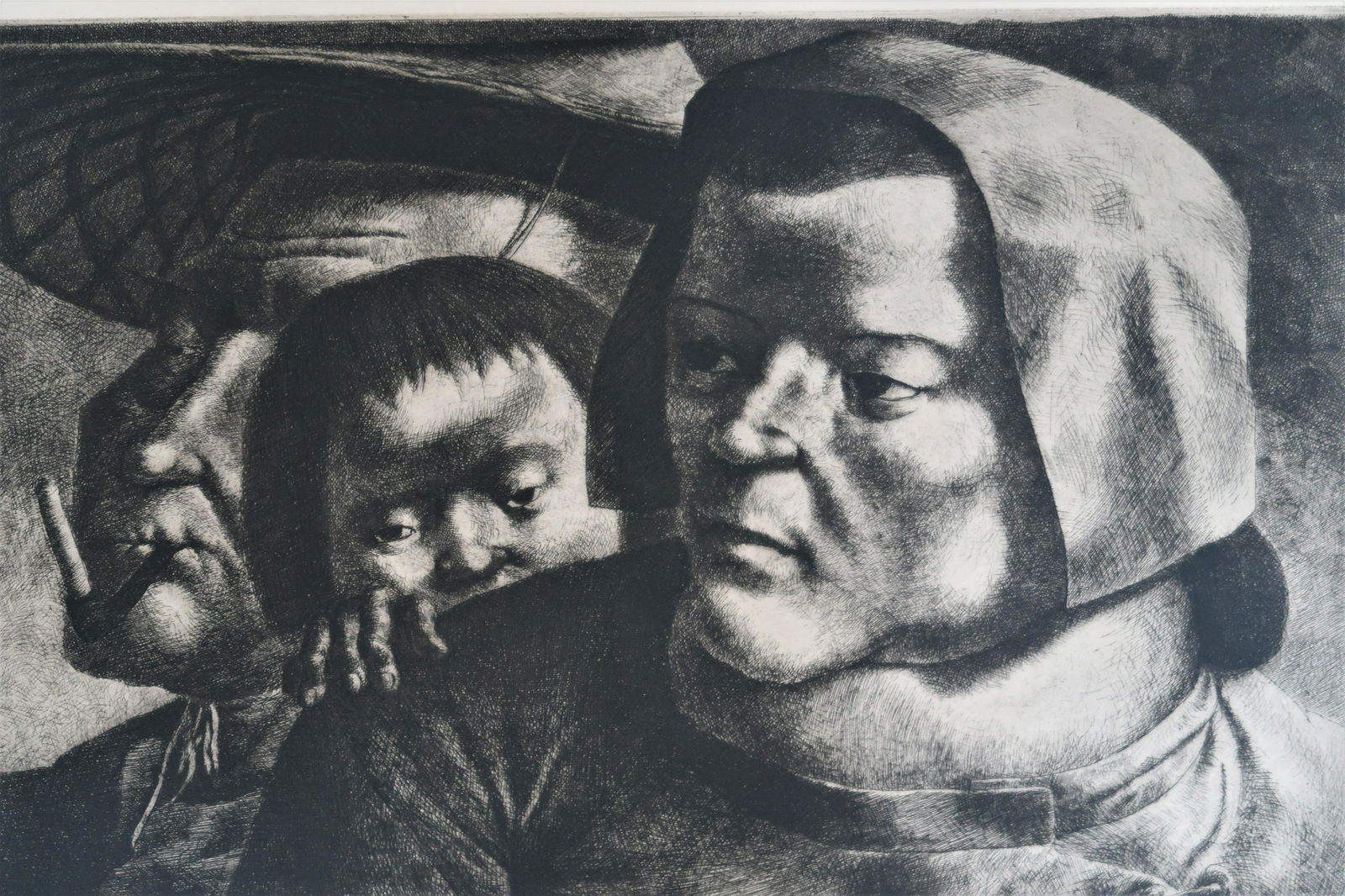 Federico Castellon (1914-1971 Original Etching Hand (1 of 3)