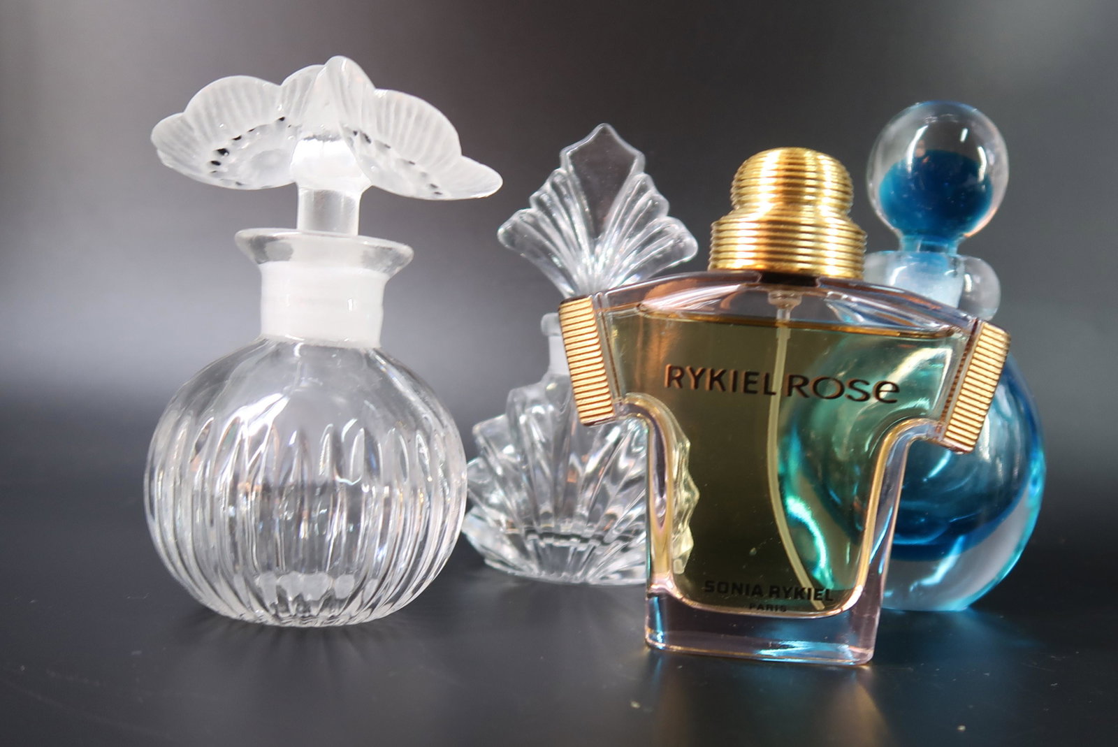 Collection of Perfume Decanters: Collection of Perfume Decanters, 4 botles