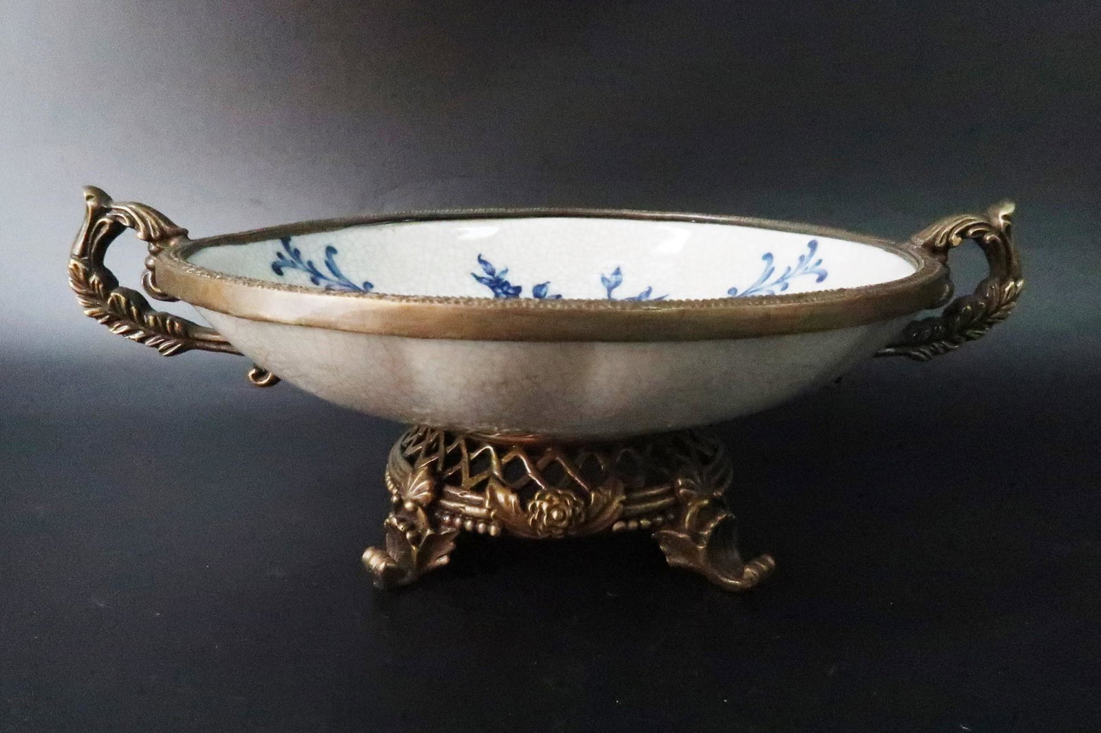 Vintage Candy Plate with Europain Pattern: Candy Plate with Europain Pattern;size: 10" x 3"