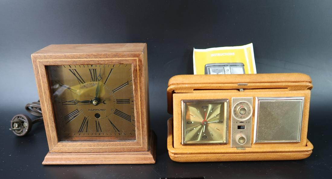 Electric Hammond Clock/ Travel clock Radio (1 of 1)