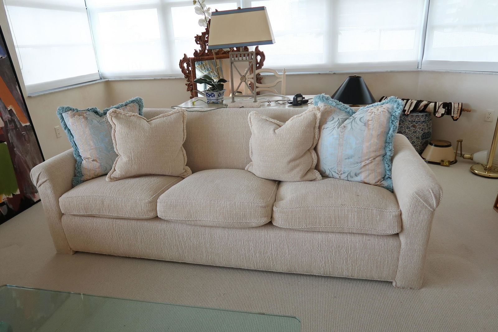 Beige Sofa Upholstery (1 of 3)