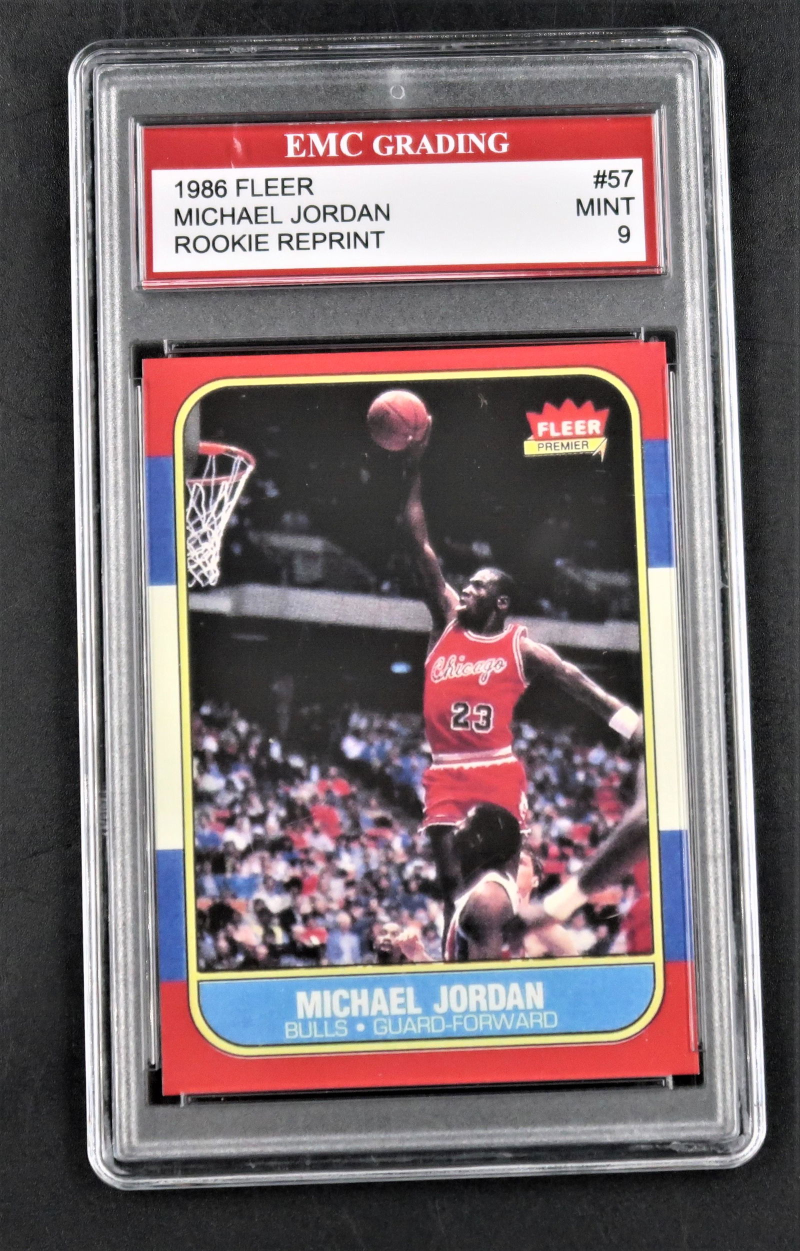 Michael Jordan 1986 Fleer EMC GRADING #57 (1 of 2)