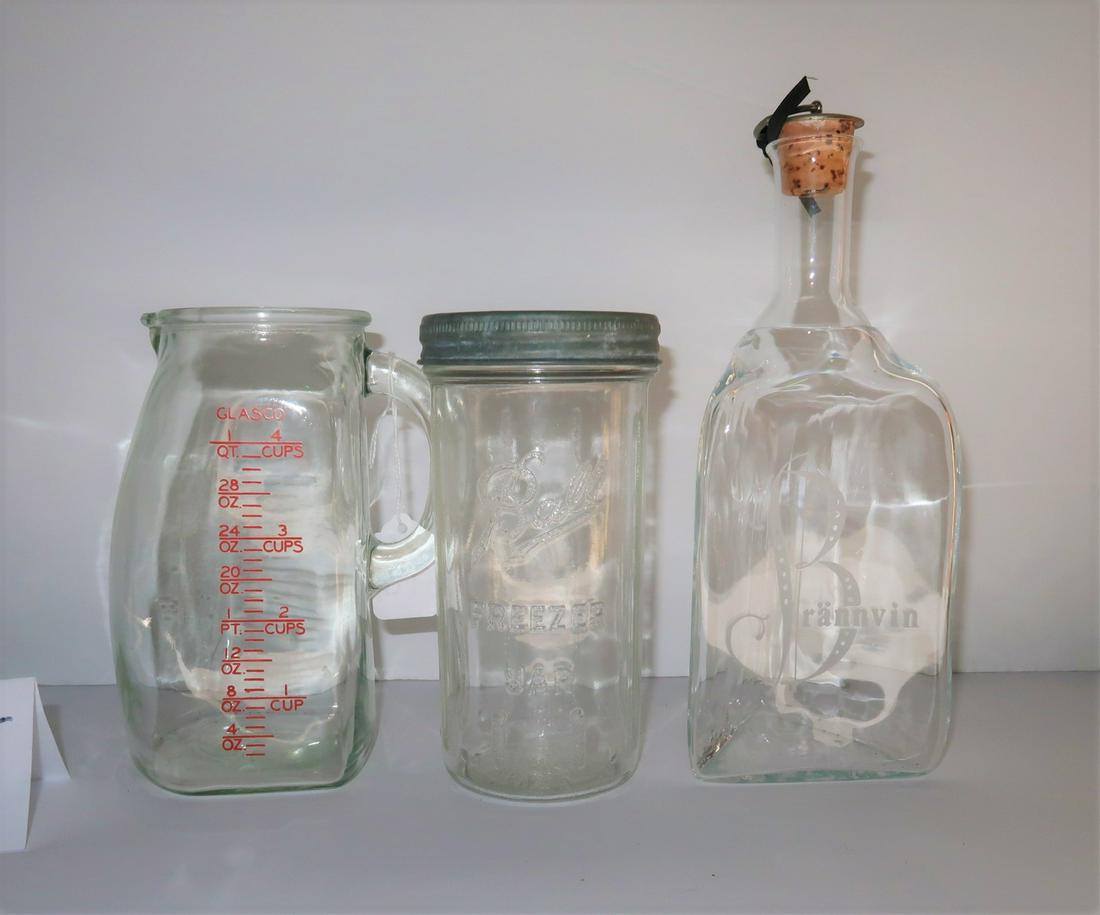 Antique Glass Containers (1 of 2)