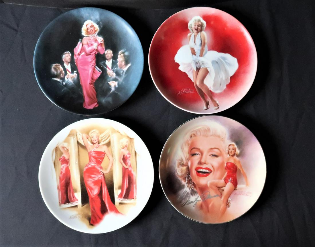 Marilyn Monroe Collectors Plates Antique Signed Chris (1 of 2)