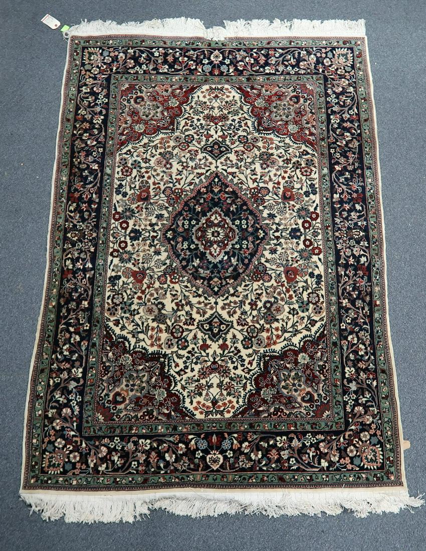 Turkish Handmade Wool Rug: 80" x 56"