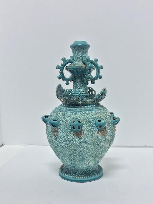 Zsolnay Green Vase (1 of 3)