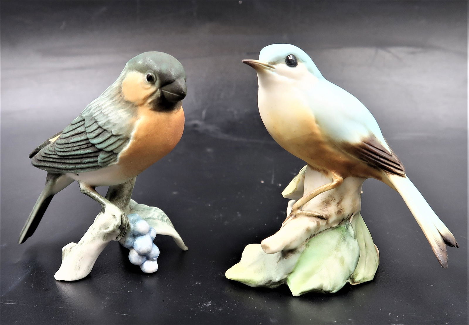 2 Handpainted West German Porcelain Birds (1 of 5)