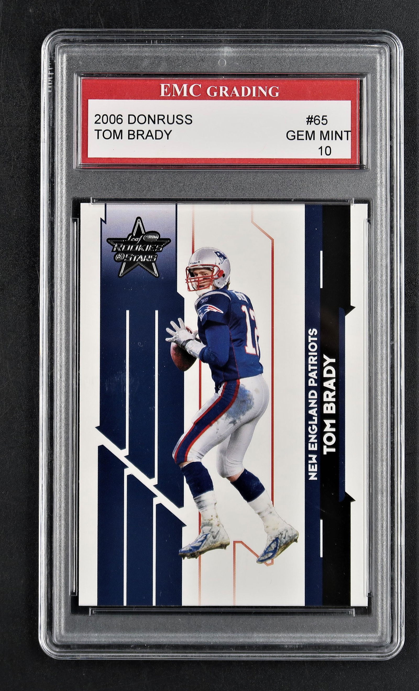 Tom Brady New England Patriots 2006 Leaf Rookie Star (1 of 4)