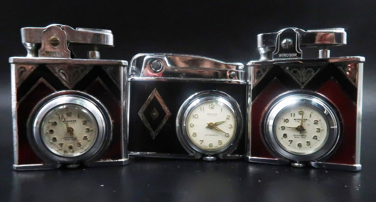 Vintage Clocks Lighters
