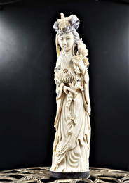 Quan Yin Carving Arielle Gabriel's emoir the Goddess