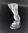 Lalique Crystal Dans Beige Dancer Figurine 11908 9 1/2"