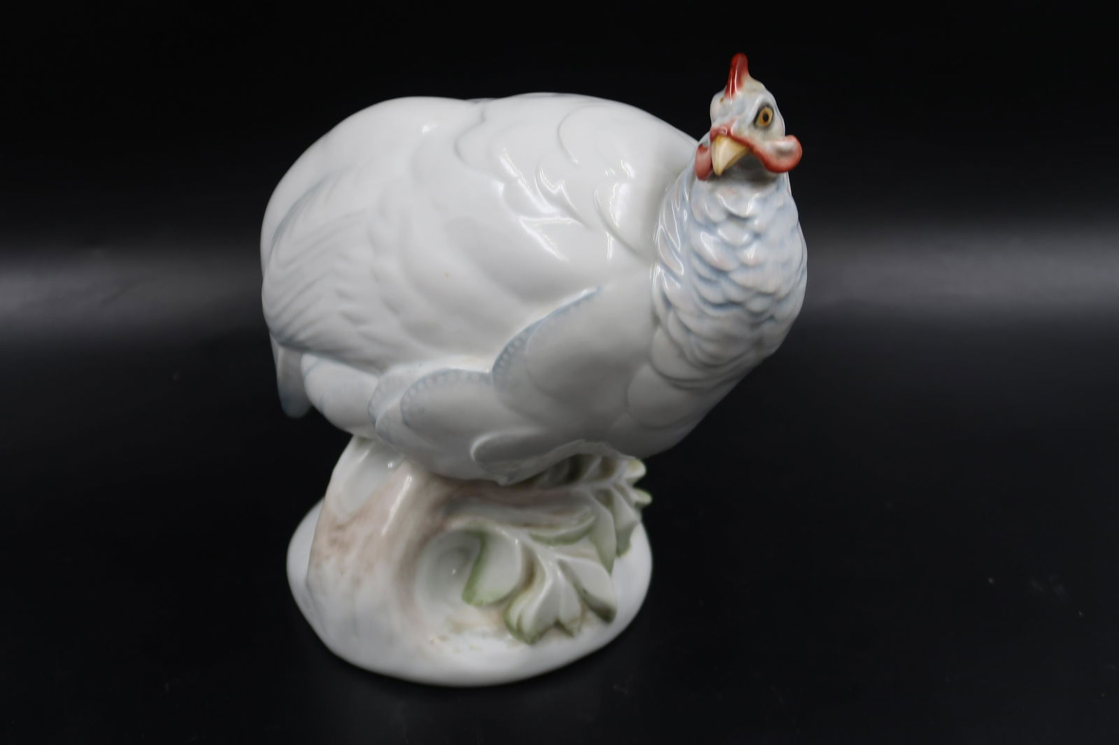 Vintage Rosenthal Porsland Bird Turkey Figurine By O.: Very Rare so Rare you cant fine it anywhare Larg Porilin Rozsnhl Sermany, Rosenthal Stamp 7.5" X 7" X 4"