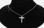 Tiffany & Co. Cross 18K 750 Sterling Silver 925 Pendant