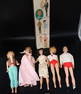 5pcs of Collectible Barbie Doll's with Clothings