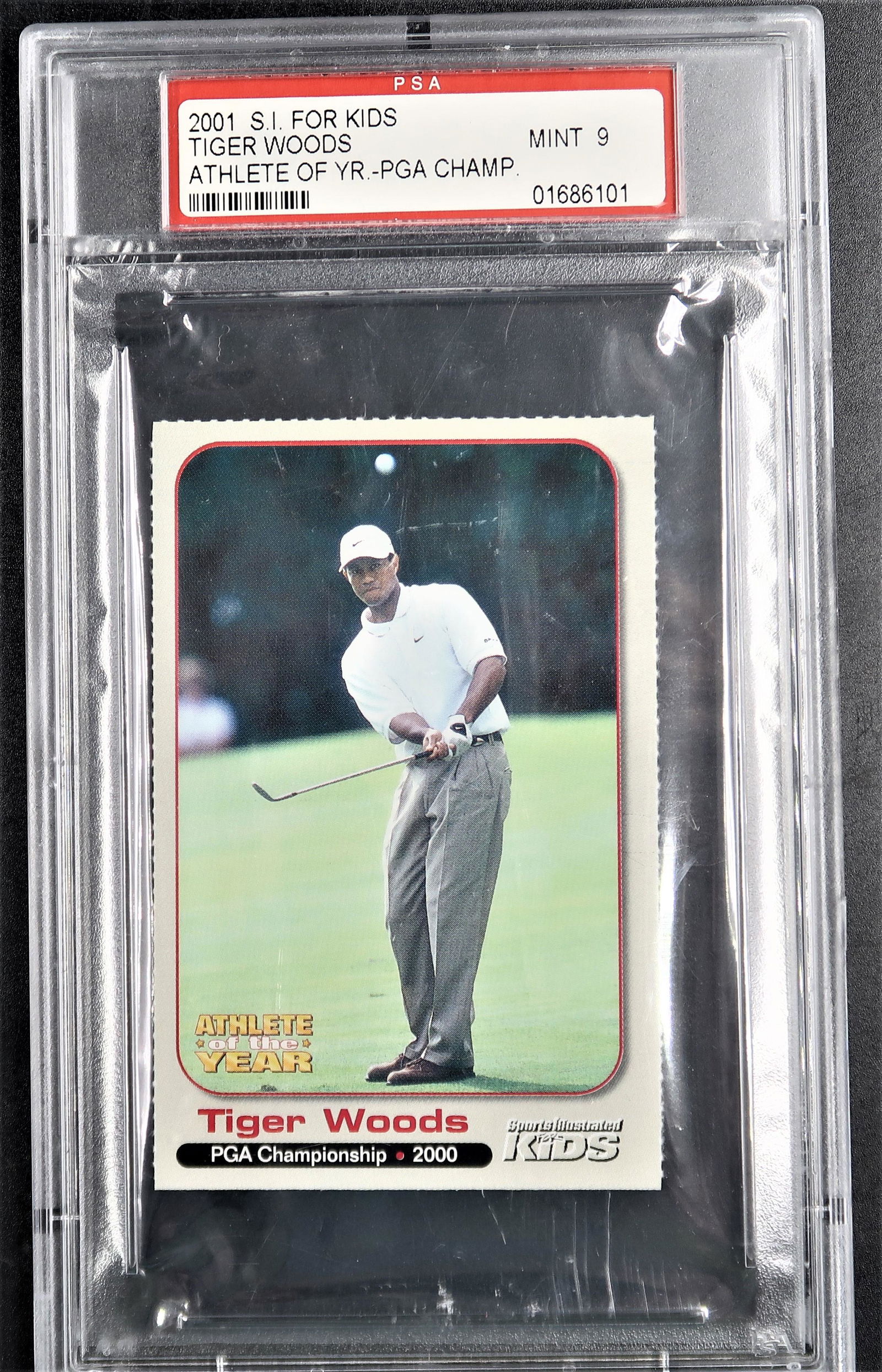 Tiger Woods Athlete of Yr.-PGA Champ: COA (Certification of Authenticity) Inclosed is a certification ofAuthenticity for the autographed item of memorabilla that it accompanies SCM Guarantees that this item ofautograph memorabilla, to the