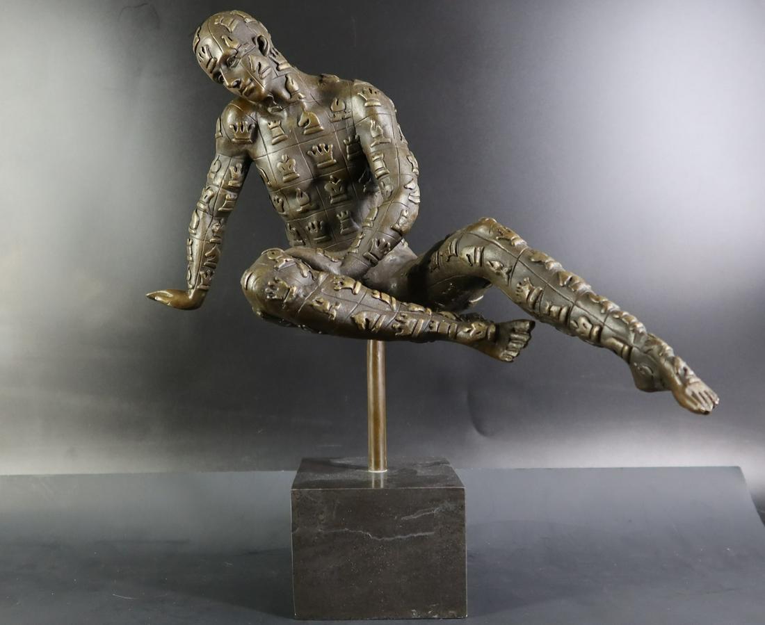 Salvador Dali Bronze signed Sculpture, Size: 17" x 13 (1 of 8)