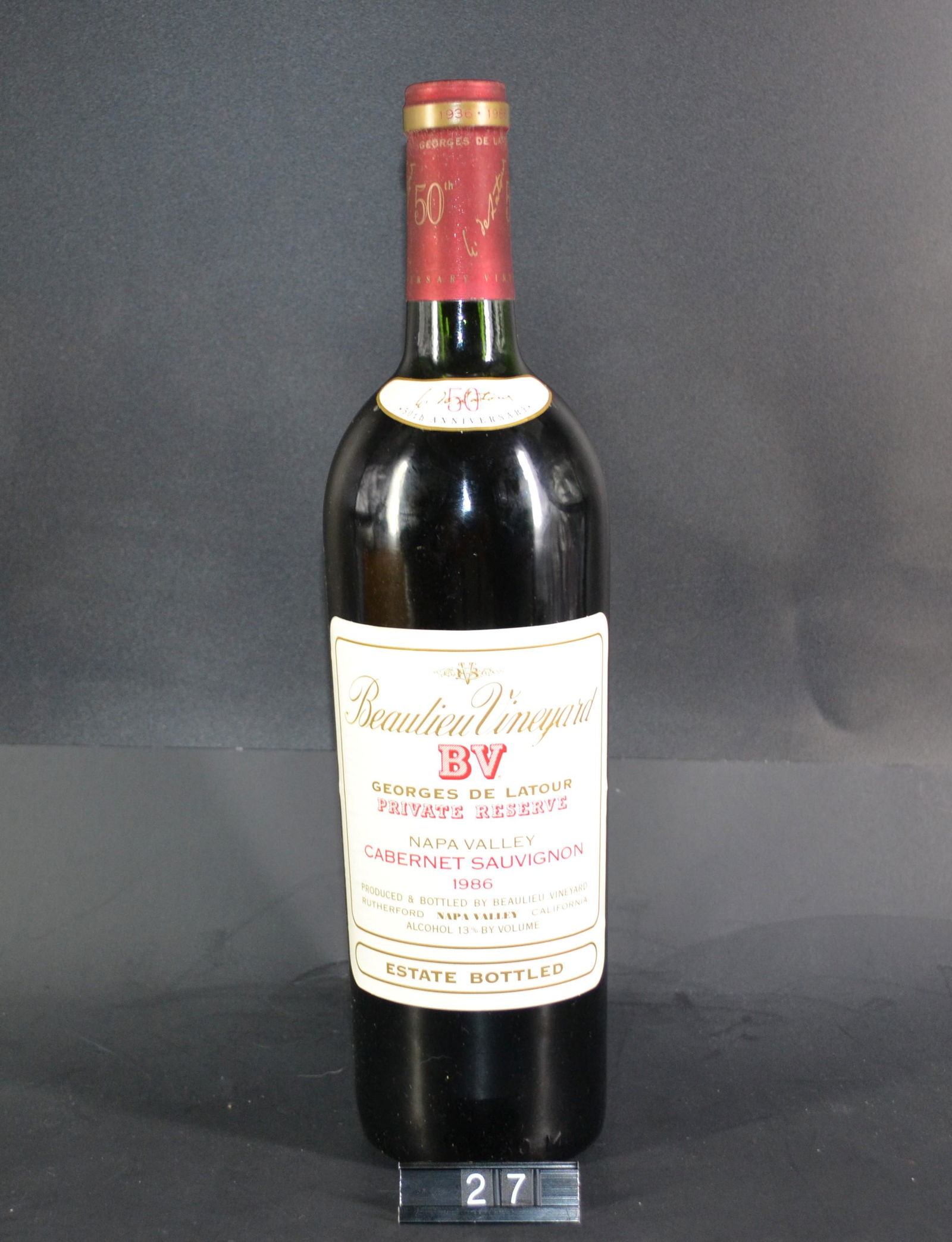 1986 Beaulieu Vineyard BV George De Latour Prive: 1986 Beaulieu Vineyard BV George De Latour Privet Reserve Napa/ Cabernet