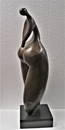 Milo Signed 28"H Tribute Curvy Female Bronze Sculpture