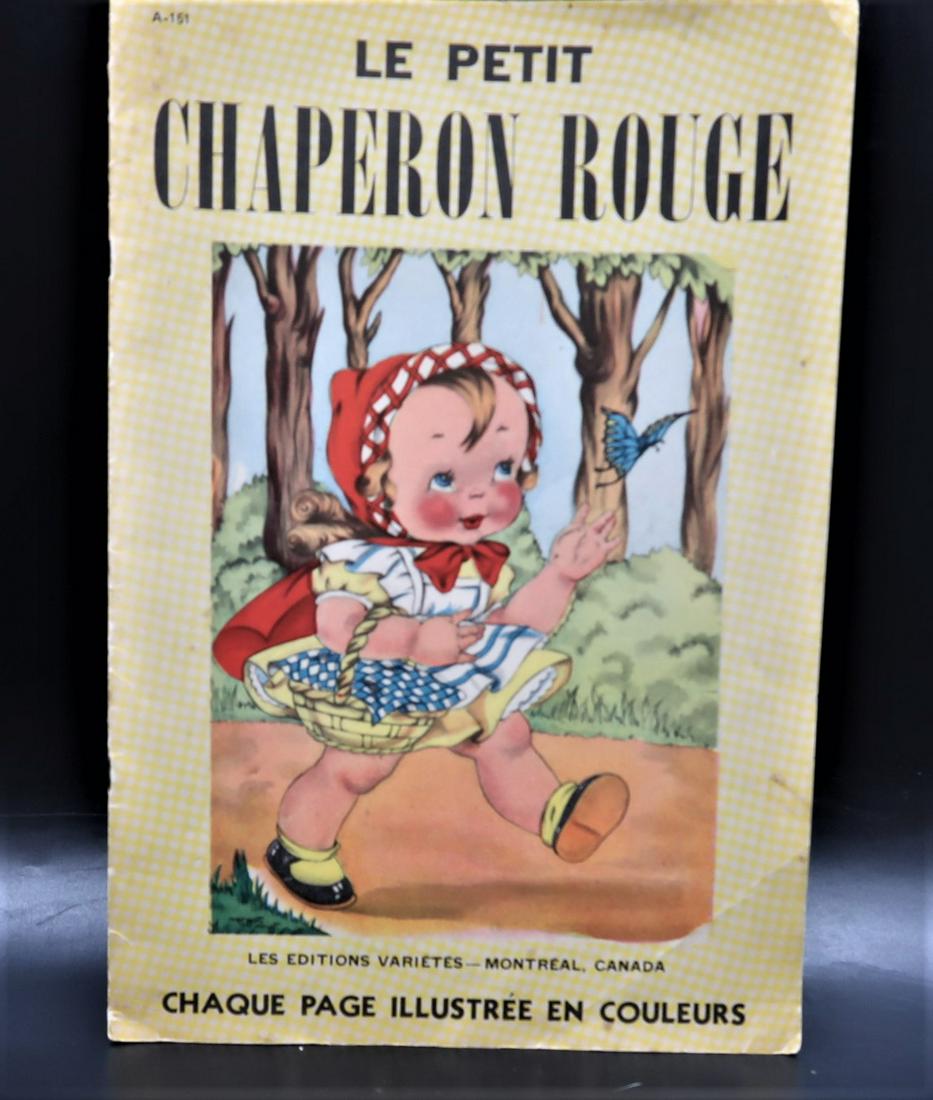 Antique Book "Le Petit Chaperon Rouge": Le Petit Chaperon Rouge, Bernardin & Fils, in French - Antique Book