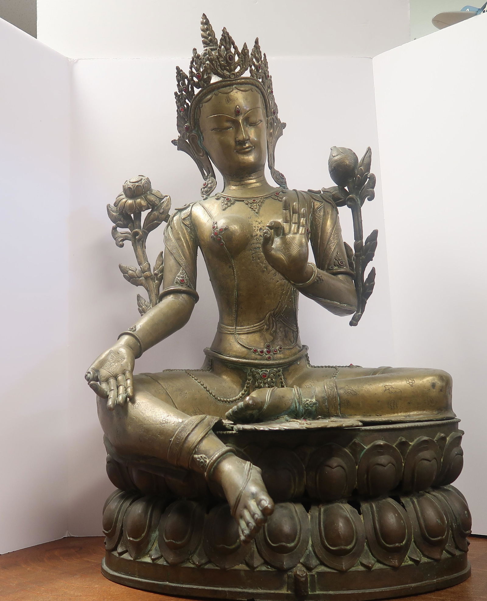 Bronze Goddess Tera of Protection (1 of 6)