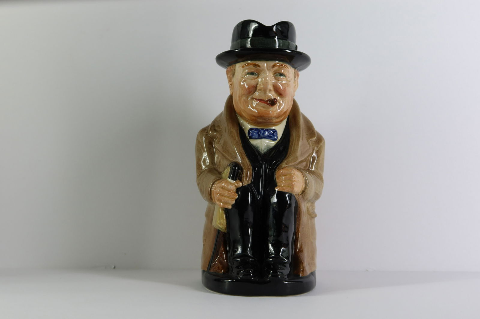 Vintage Royal Doulton Large Winston Churchill Large 9" Toby Mug Jug: Vintage Royal Doulton Large Winston Churchill Large 9" Toby Mug Jug
