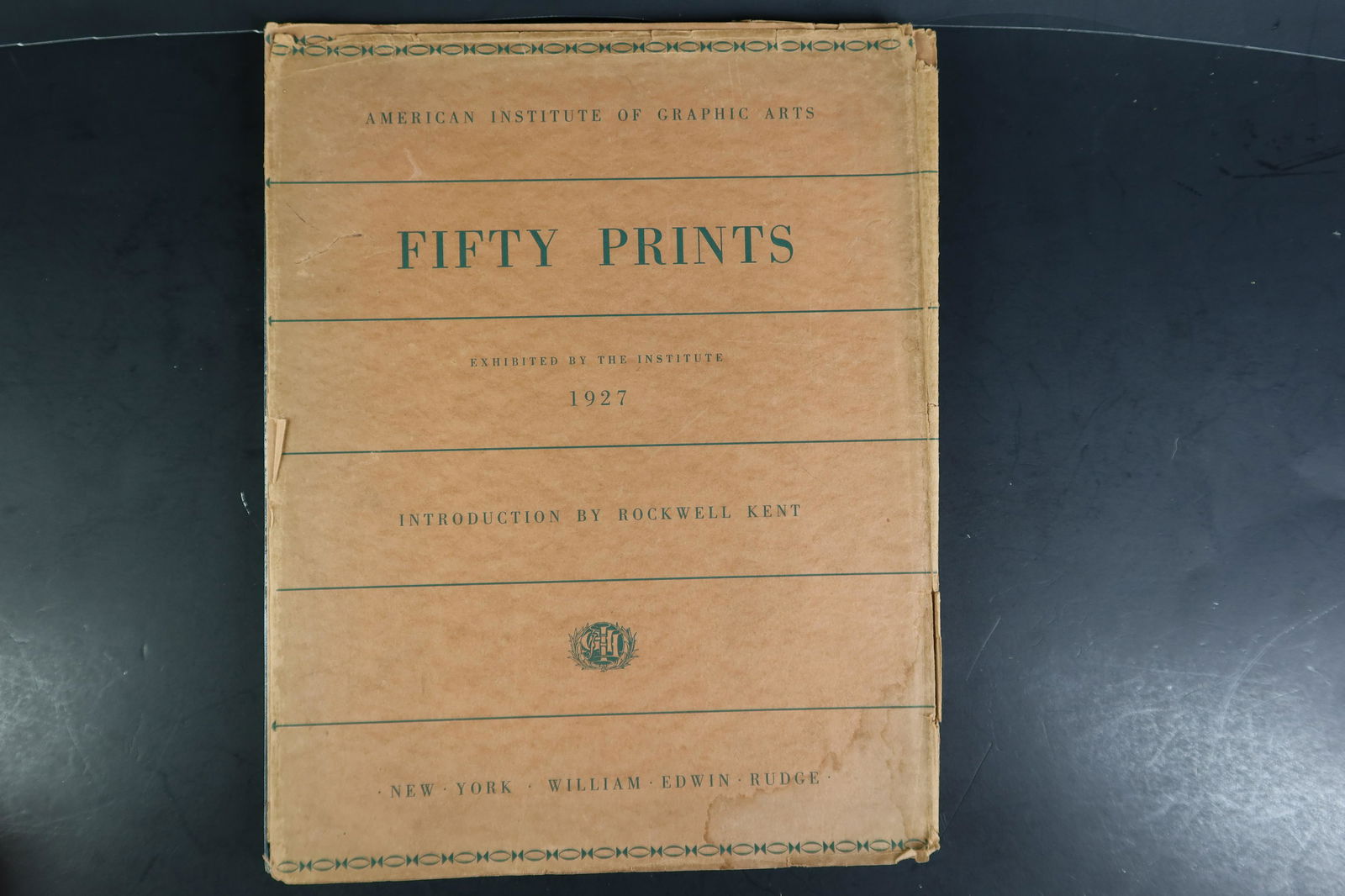 American Institute of Graphic Arts "Fifity Prints" 1927 Introduction by Rockwell Kent: 50 Copper etched Prints American Institute of Graphic Arts 1927c, Rockwell Kent Museum