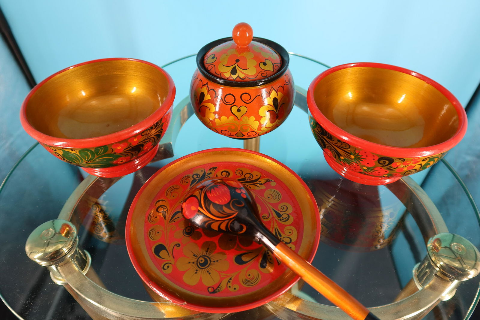 Oriental Set of Soup Bowl 5pcs. This are made from Coconut wood: Oriental Set of Soup Bowl 5pcs. This are made from Coconut wood