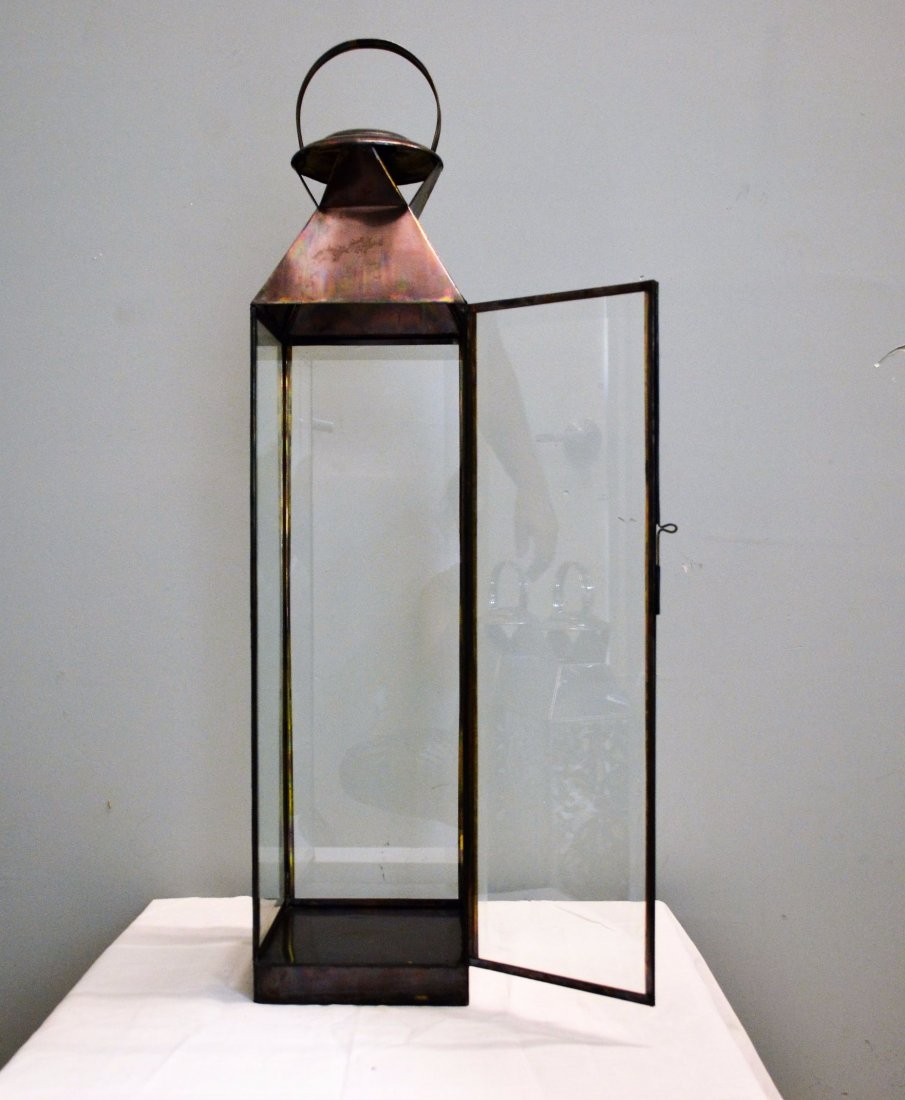Copper candle lantern (1 of 2)