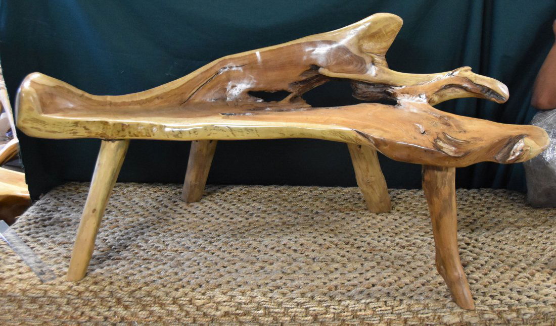 Primitive wood bench (1 of 1)