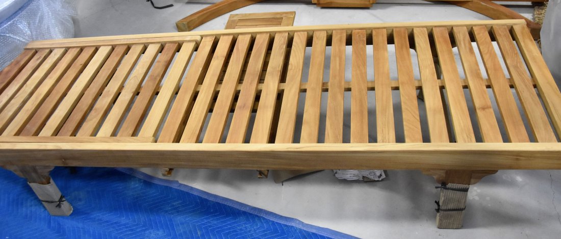 Armless ships lounge chair (1 of 2)