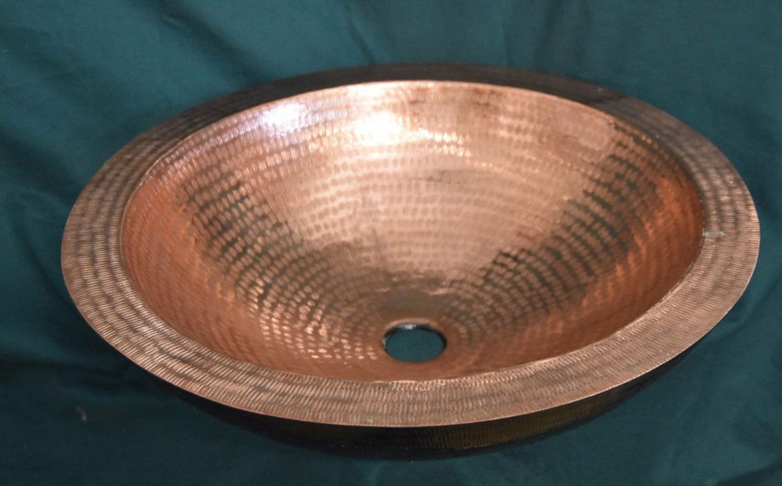 Hammered copper sink (1 of 2)