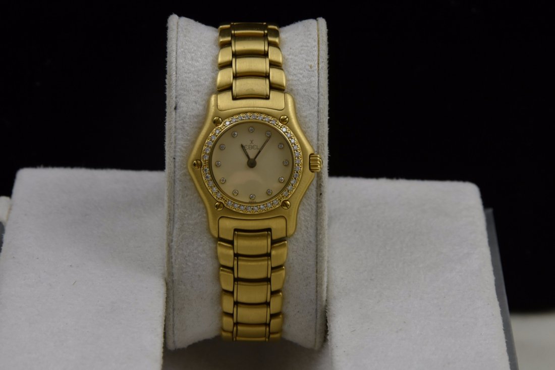 Ladies ebel 18k gold 1911 diamond watch (1 of 5)