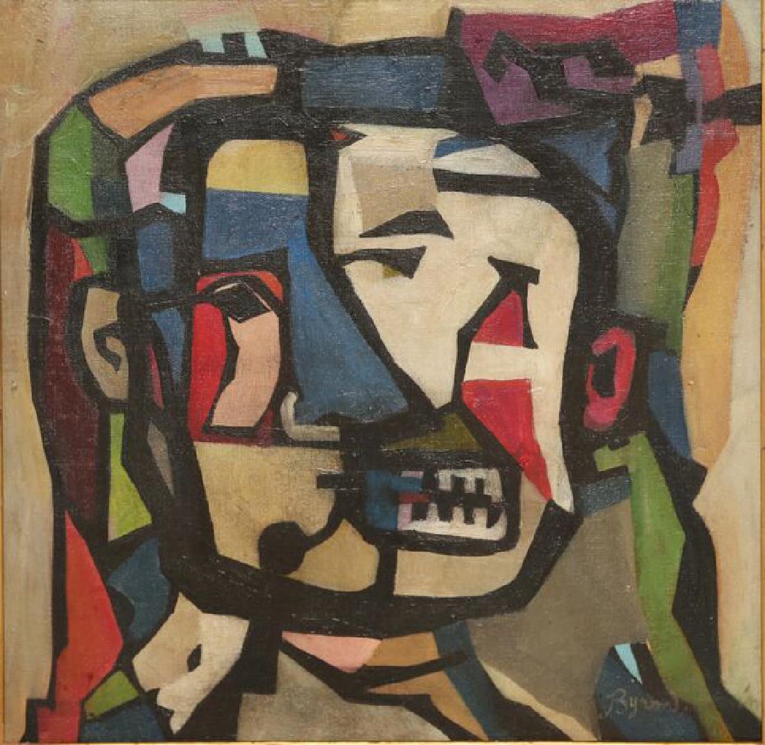 Byron BROWNE (American, 1907 - 1961): Untitled Oil on canvas Signed lower right 21 x 21 in. - 53.3 x 53.3 cm. Provenance: Private Collection, Florida