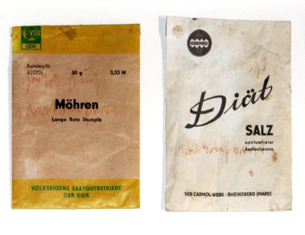Joseph BEUYS (German, 1921–1986): Paper bag-Two paper bags filled Unique 6 x 4 in. each - 15.24 X 10.16 cm