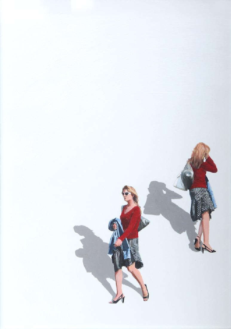 Carol K. Brown: watercolour on paper signed and numbered on the back 5 x 7 in - 10 1/2 x 18 cm