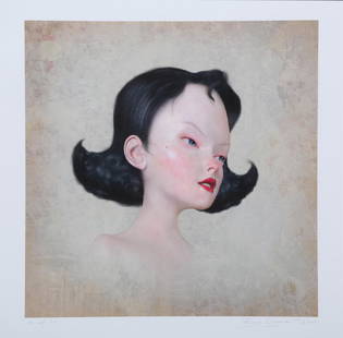 Ray Caesar: Print, edition: 10/20, signed: BR 14.5 x 14 in - 37 x 15.5 cm