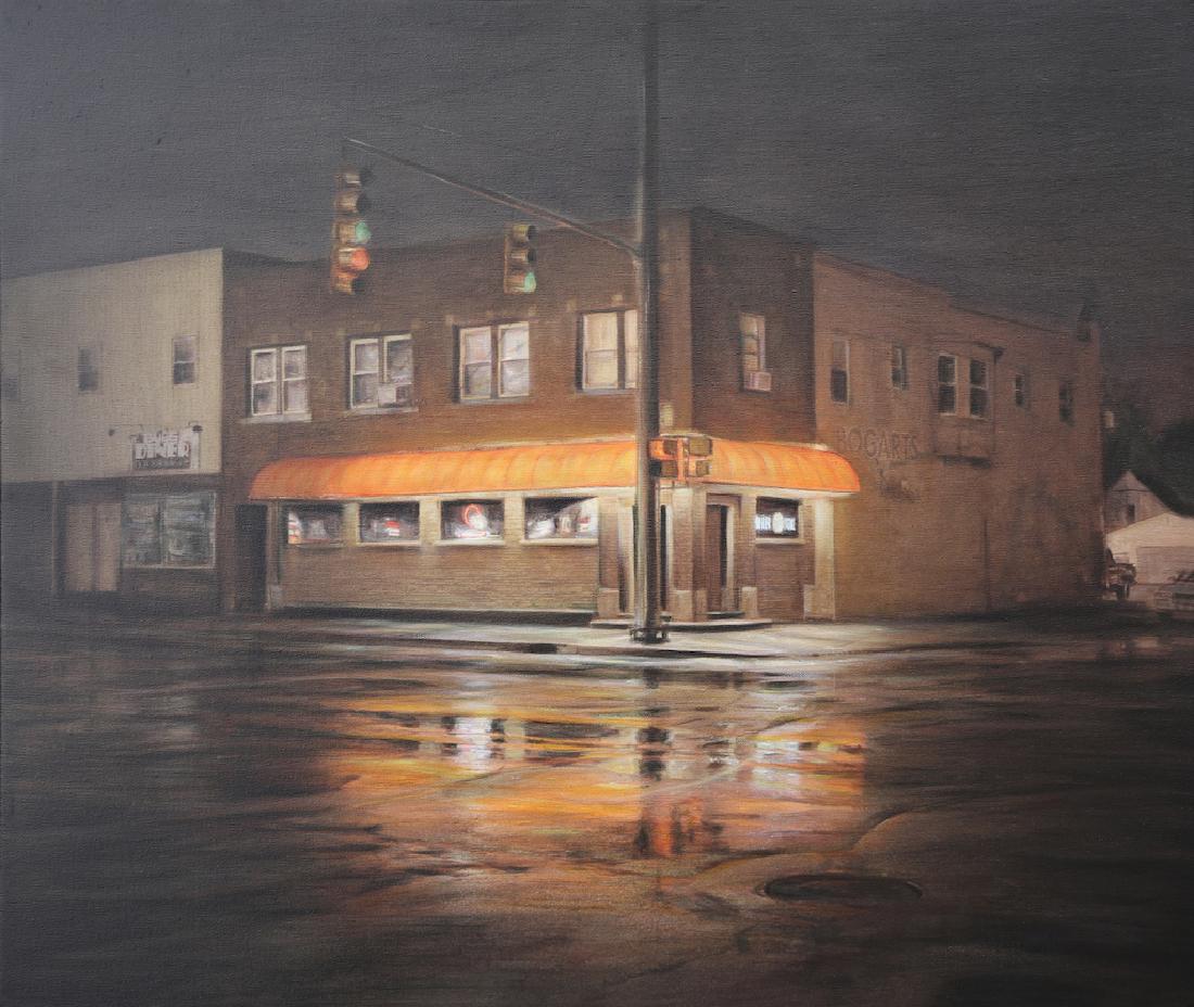 Dan Witz (1957): Allentown Acrylic on Canvas, Signed: B 27 Â½ x 23 Â½ in - 70 x 60 cm
