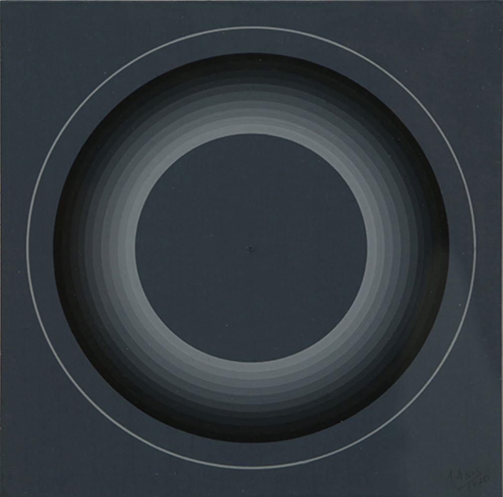 Antonio ASIS ( 1932): Antonio ASIS ( 1932) Untitled,1970 Acrylic on cardboard Signed and dated lower right 5.75 x 5.75 in. - 14.5 x 14.5 cm. 200.00 - 300.00