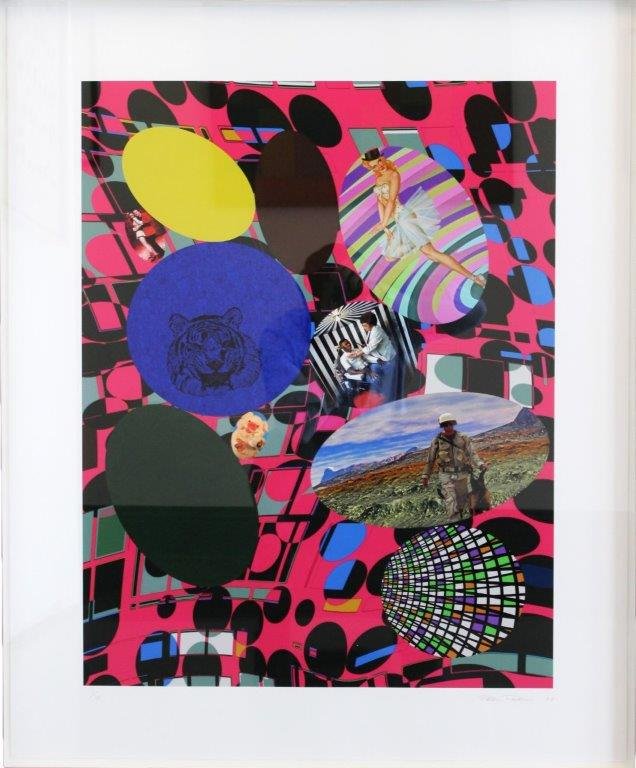 Peter PHILLIPS (British, born 1939): Untitled, 2005. Signed and dated lower right and numbered lower left Edition of 15. 32 x 25 in. - 81.5 x 63.5 cm.. Estimate :$400/$600 .