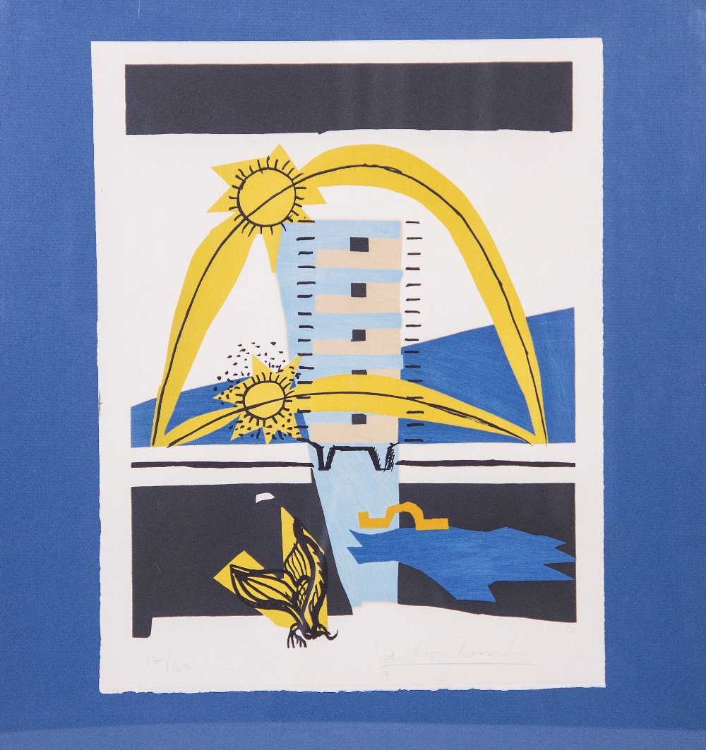 Charles Edouard JEANNERET dit ‘Le CORBUSIER’ (1887: Charles Edouard JEANNERET dit ‘Le CORBUSIER’ (1887 – 1965) French School Le Poème de l’angle droit Lithograph; signed lower right, numbered 17/60 lower left 18.5 x 14.5 in. - 47 x 37 cm.