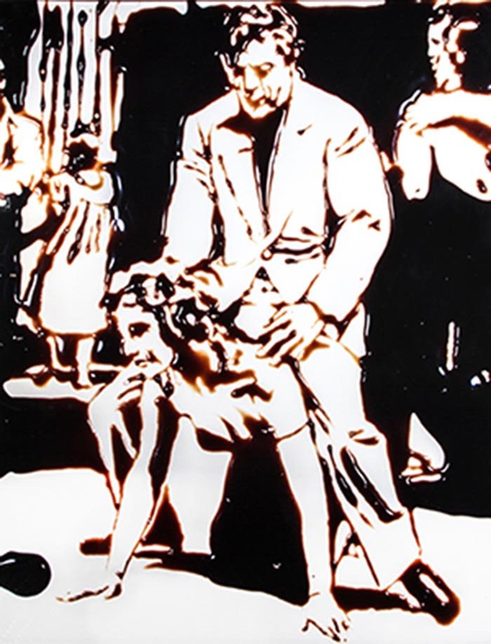 La Dolce Vita (from Pictures of Chocolate): Vik MUNIZ (born 1961) La Dolce Vita (from Pictures of Chocolate) Cibachrome print, mounted 1999 57 x 45.3 in. – 144.8 x 115 cm. Provenance Private Collection, NY Certificate from Vik Muniz Studio.