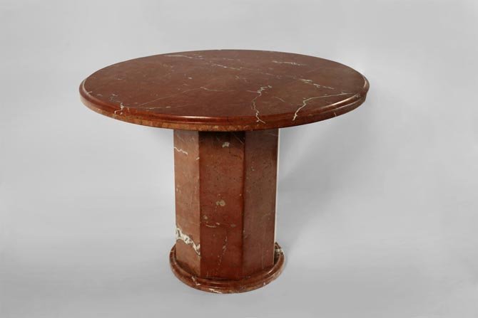 A Red Marble Guéridon Table (1 of 1)